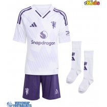 Manchester United Matheus Cunha #10 Replica Away Minikit 2025-26 Short Sleeve (+ pants)
